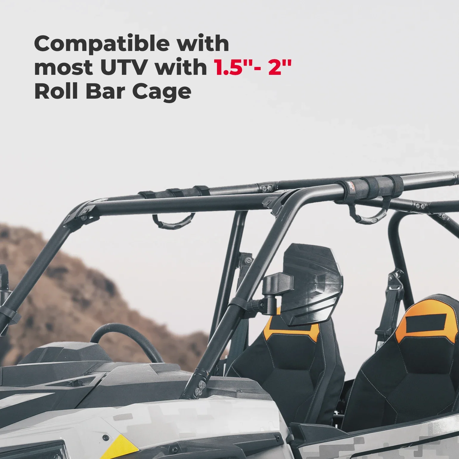 Support de poignée de maintien pour Cage de barre de sécurité de sport UTV pour Can-am Commander Maverick x3 1000 Compatible avec Polaris RZR Ranger pour Jeep