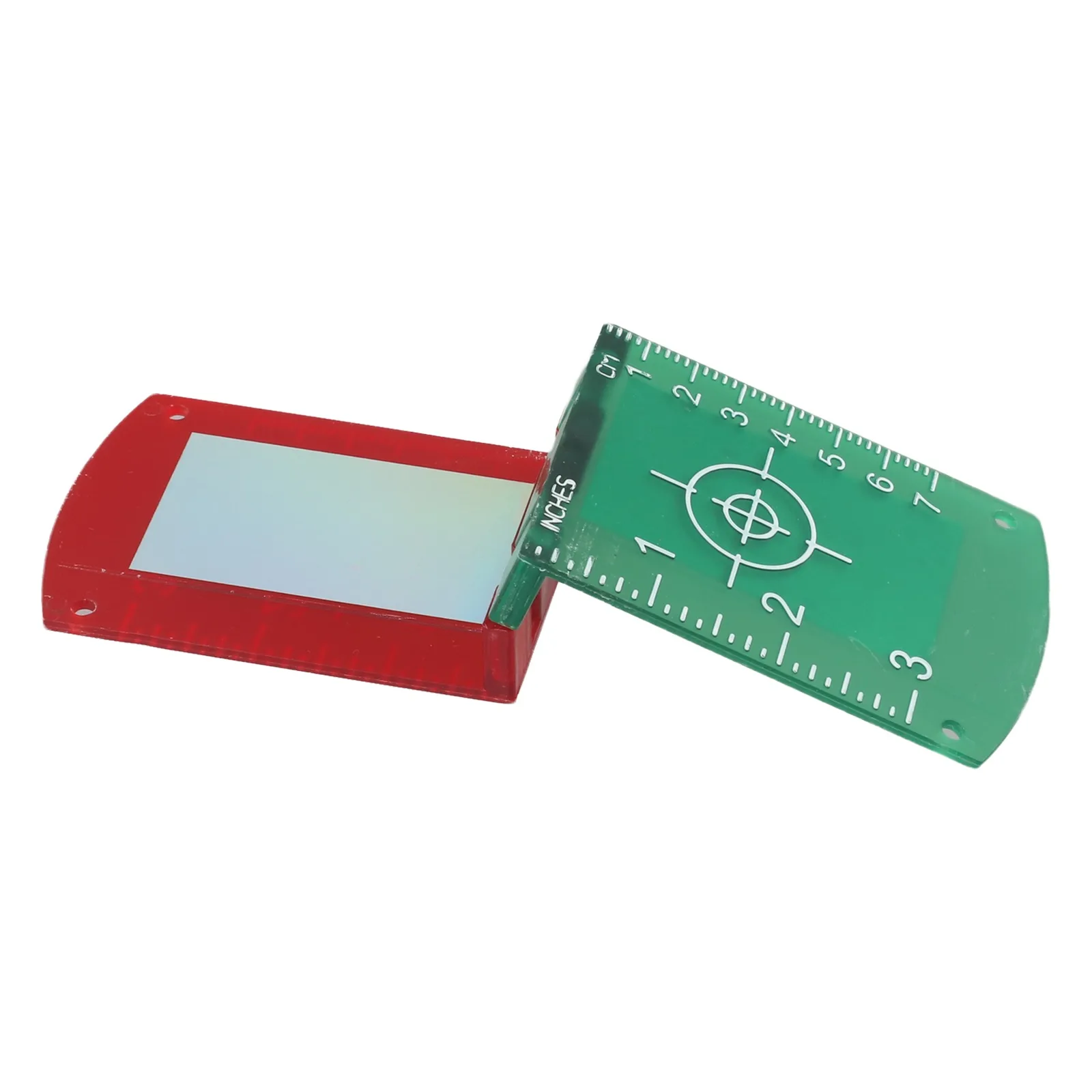 Target Plate Reflective Objective Film Target Plate for Increased Visibility with Red Beam Lasers 10cm x 7cm (2pcs)