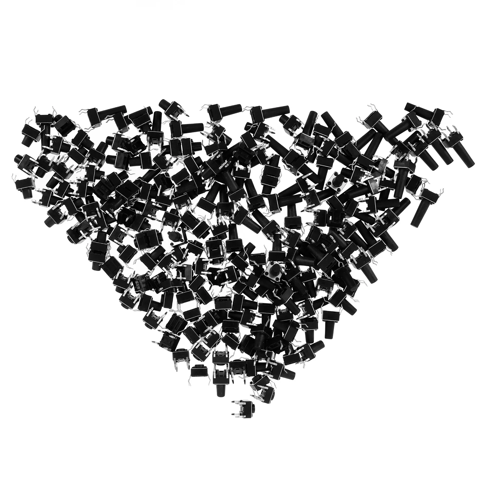 

200 Pcs Micro Switch Buttons Compact Design Instantaneous Response Stable Reliable Electronic Components Miniature