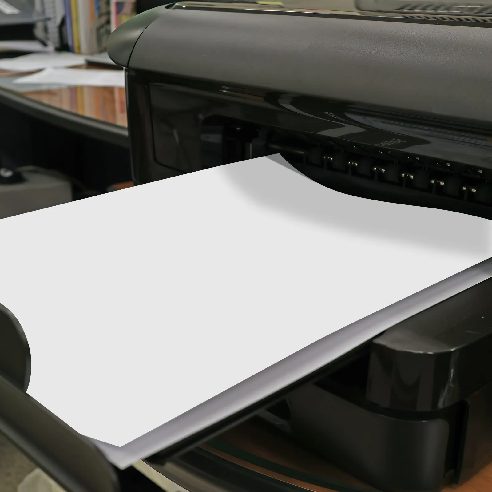 100枚入りプレミアム印刷可能ステッカー用紙、高粘着マットビニールラベル用紙、インクジェットプリンター用、diyカスタムステッカー用