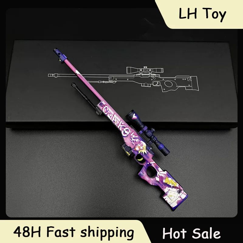 20cm GO'S Game Peripheral AWP | Crakow Ornament All Metal Gun Model Accessory Gun Skin Collections Boys Gifts Decorations