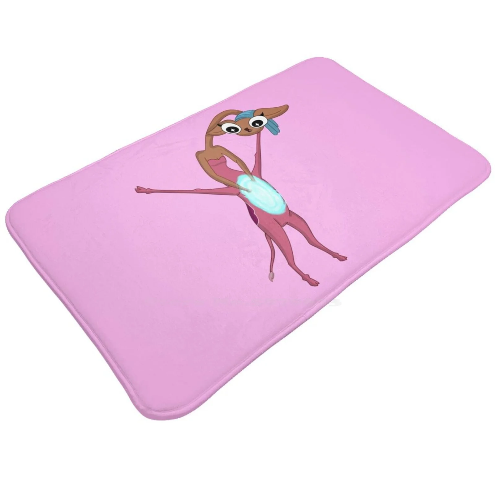 Glendale-Shiny Boy! Comfortable Door Mat Rug Carpet Cushion Glendale Centaurworld Horse Centaur World Pink Nowhere King