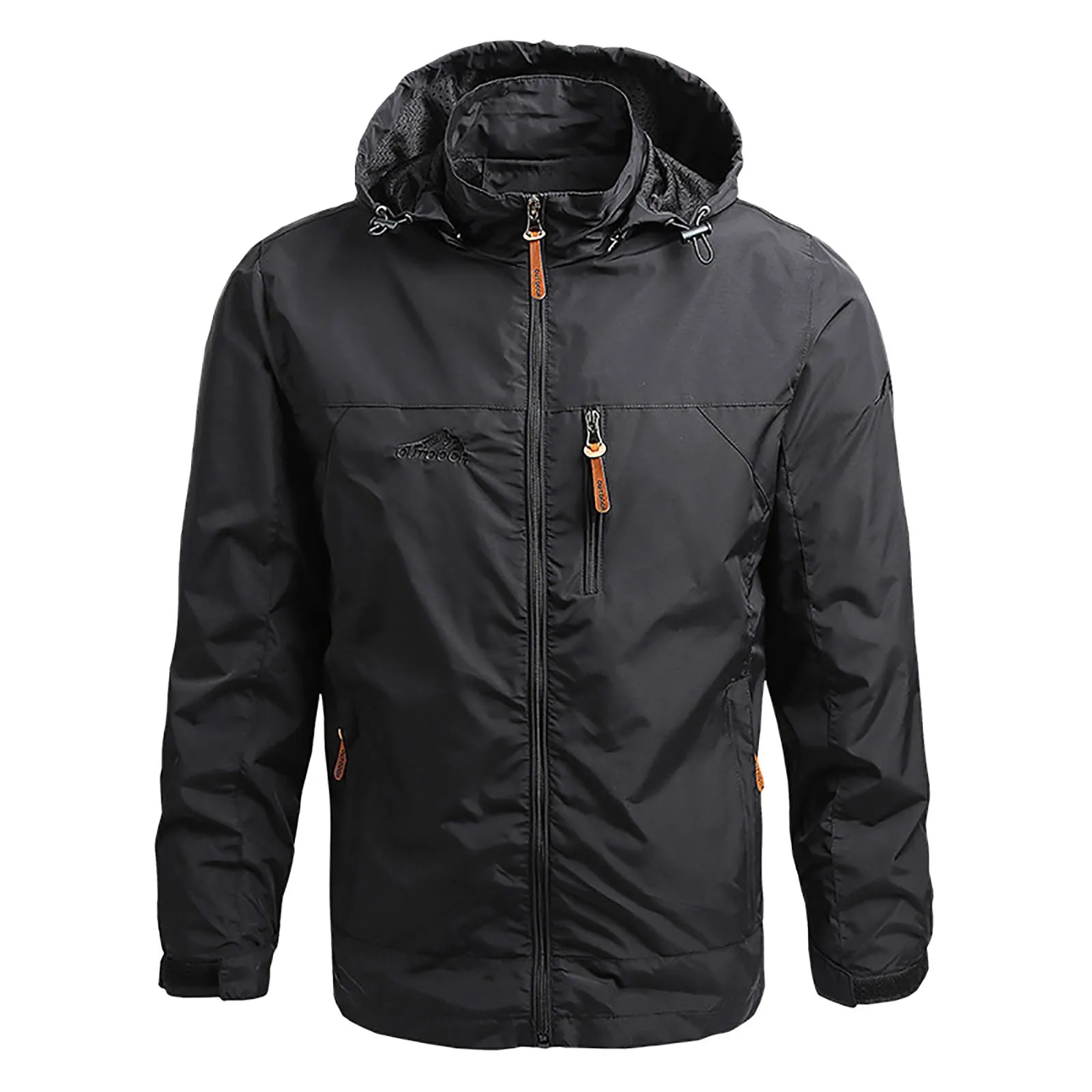 Windbreaker Men Tactical Jacket Waterproof Outdoor Hooded Coat Sports Tactical European Size S-5XL Field Climbing Thin Outwear