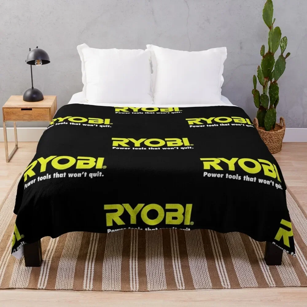 POWER TOOLS - RYOBILOGO Classic T-Shirt Throw Blanket Tourist Thermals For Travel warm for winter Blankets