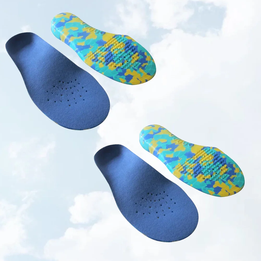 2 أزواج قوس دعم النعال الأطفال تقويم العظام المسطحة وسادة مريحة منصات حجم L العناية بالقدم النعال كعب لتخفيف الآلام #5