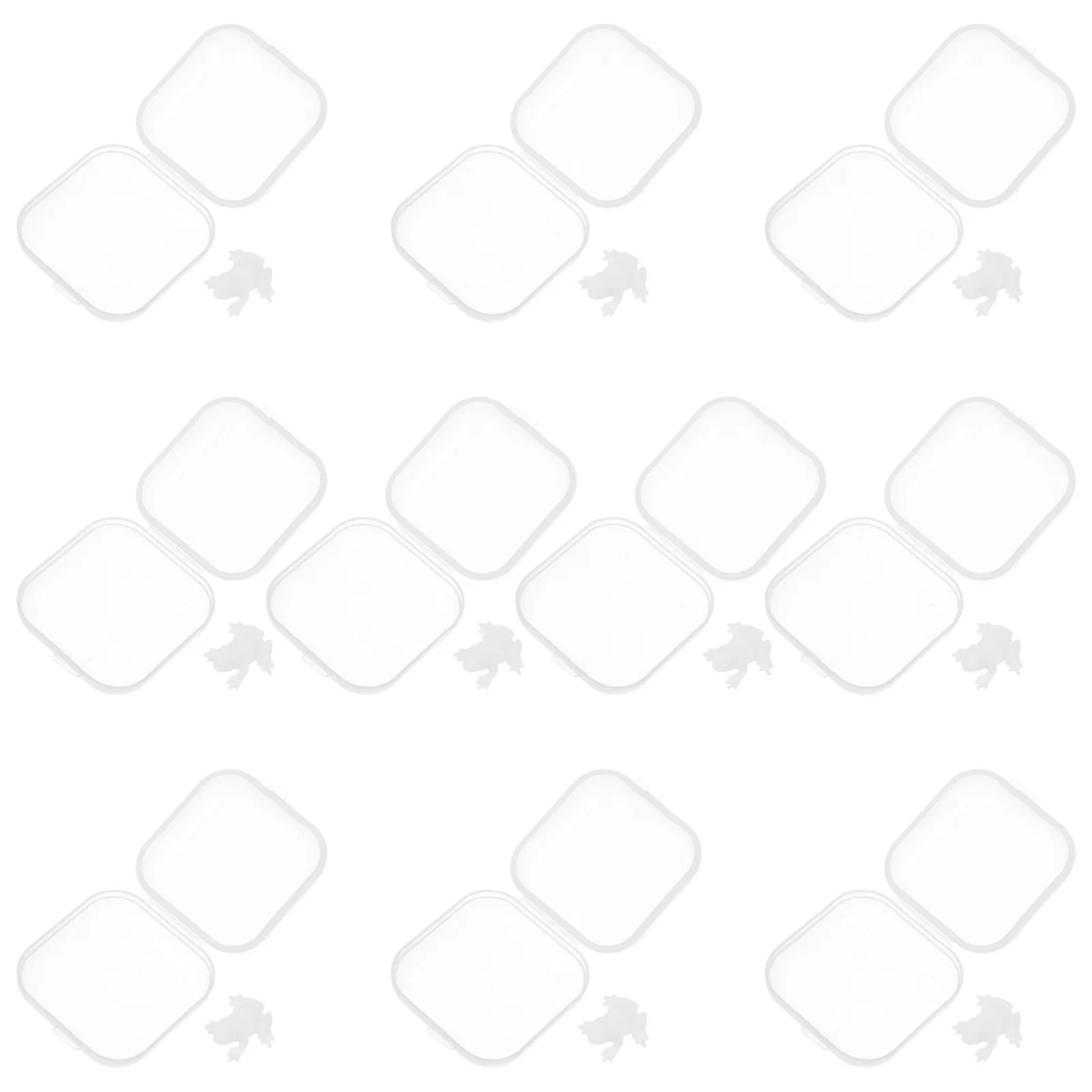 

10Pcs Mini Frog Resin Craft Charms 15Mm Realistic Lifelike Plastic Micro Landscape Accessories for Potted Plants Patio Diorama
