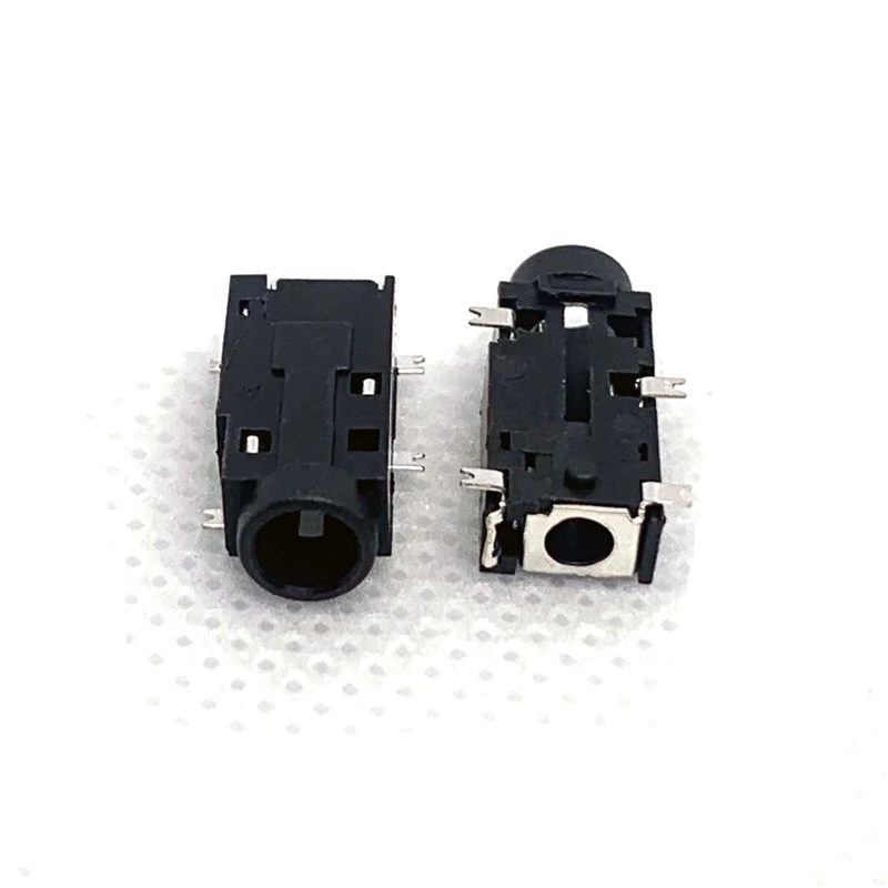 10Pcs PCB Mount 3.5mm 4-Pole DIP Audio Jack Connector High-Quality PJ-381 Headphones Jack Socket Five-Leg Thermostability