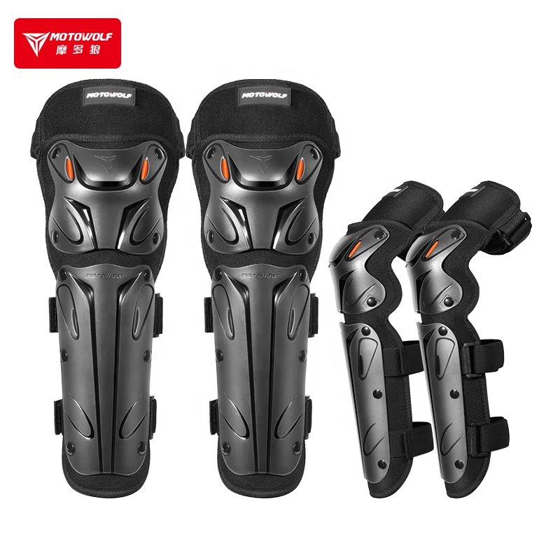 Motowolf Winter Safety Motorcycle Knee and Elbows Protector Pad Equipment for Motorbike Drivers