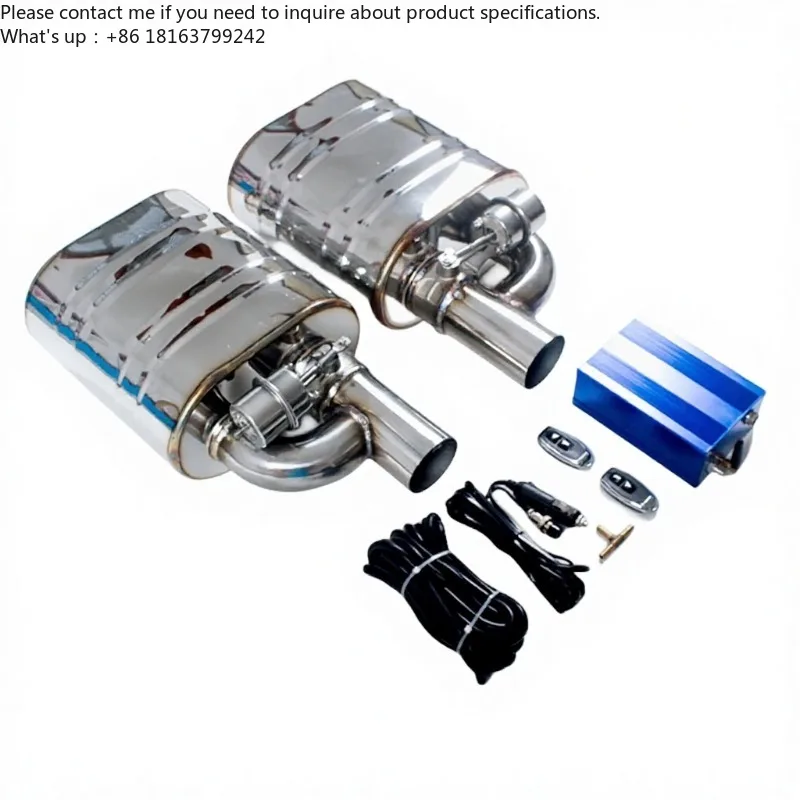 Vacuum Controller Exhaust Muffler(2 Muffler) Double With Remote Control Valvetronic Muffler With the Exhaust Cutout Valve