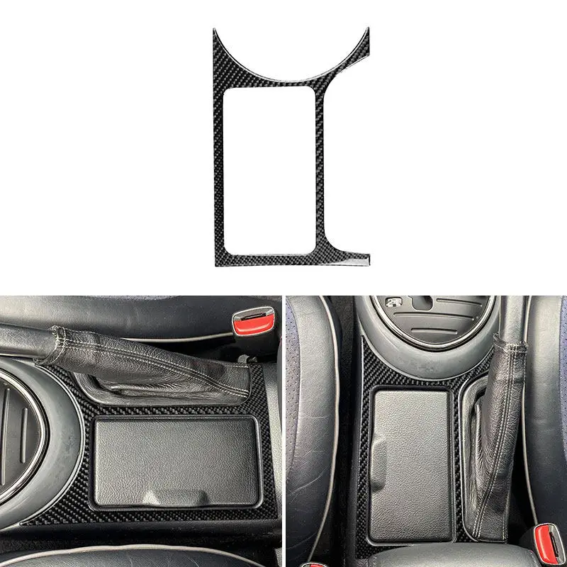 

Car Interior Central Cup Holder Panel Outer Frame Trim For Lexus IS 300 1999 2000 2001 2002 2003 2004 2005 Soft Carbon Fiber
