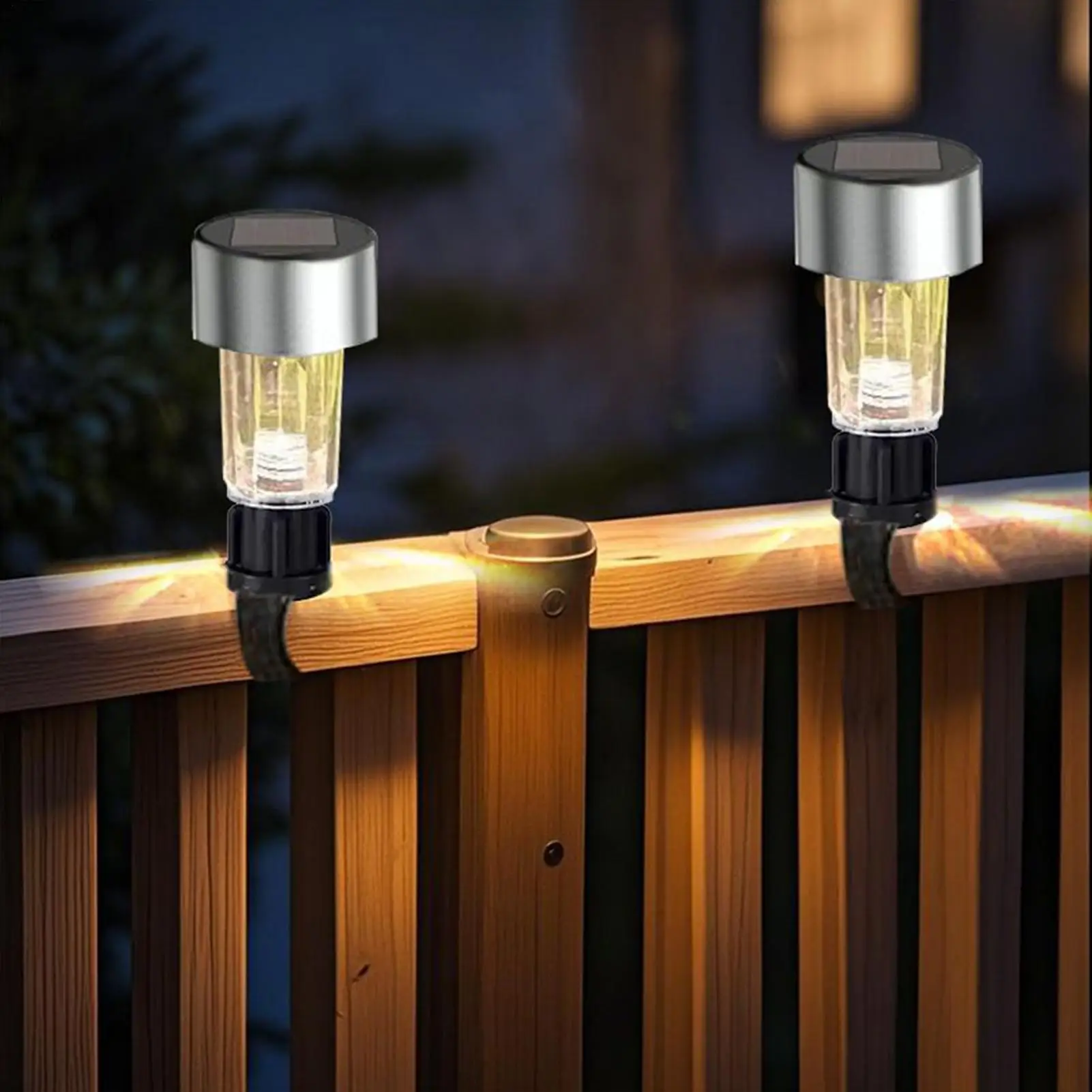 

6Pcs Solar Pool Light Frame for swimming pool outdoor Garden pool fence decorative accessories Waterproof LED