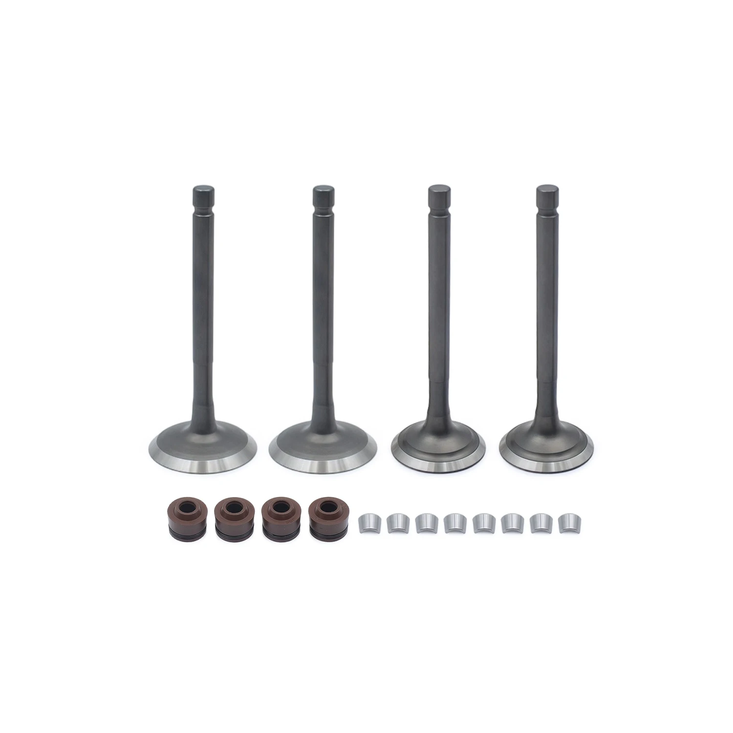 For YAMAHA XV125 XV250 Virago XVS250 SRV250 XC125 Cygnus YFM80 Motorcycle Intake Exhaust Valves Engine Part kit