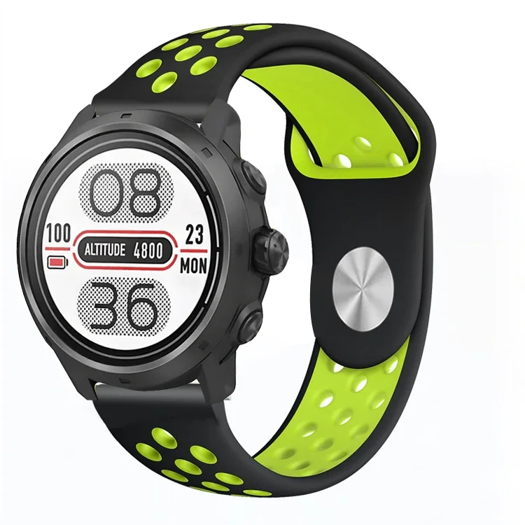 코로스 페이스 3 2 스포츠 시계용 20MM 22MM 실리콘 스트랩, 코로스 에이펙스 2 프로 에이펙스 46mm 42mm 교체용 다채로운 팔찌