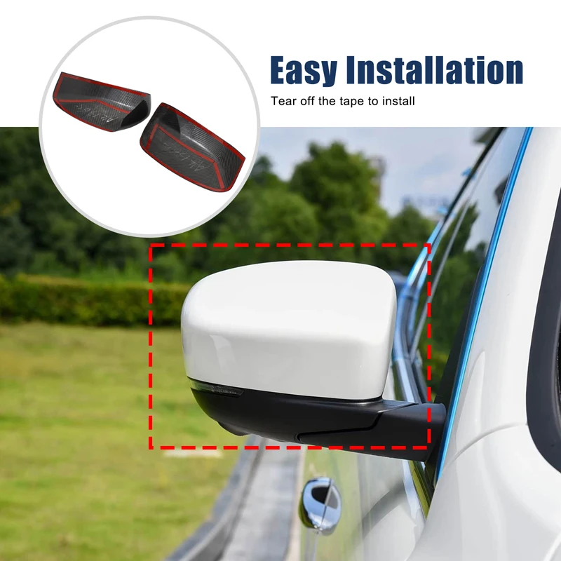 

For Maserati levante 2016-2022 exterior rearview mirror cover Car rearview mirror protective cover Real carbon fiber 2pcs