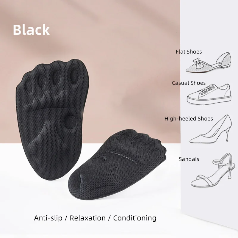 Forefoot Cushion Silicone Super Soft Thickened Pain Anti-slip Palm Cushion Foot Cushion High Heel Cushion Female