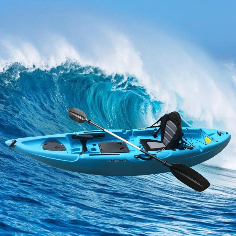 Factory Direct Sale Rotomolded 1 Person Fishing Kayak Ocean Use Food Grade PE Hard Boat