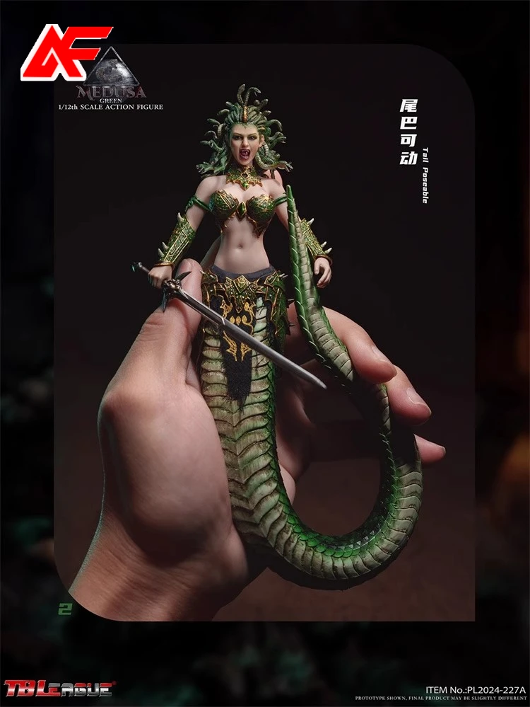 TBLeague PL2024-227 1/12 Scale Medusa Snake Girl Collection Full Set Movable Doll 6'' Female Action Figure Model Toys