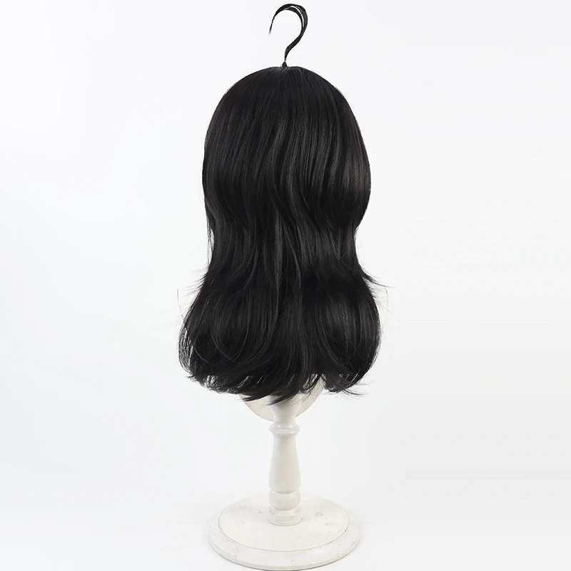 Game Sawatari Koko Cosplay Wig Black medium length with an orange streak Cosplay wig For Comicon Party Adult Women Men