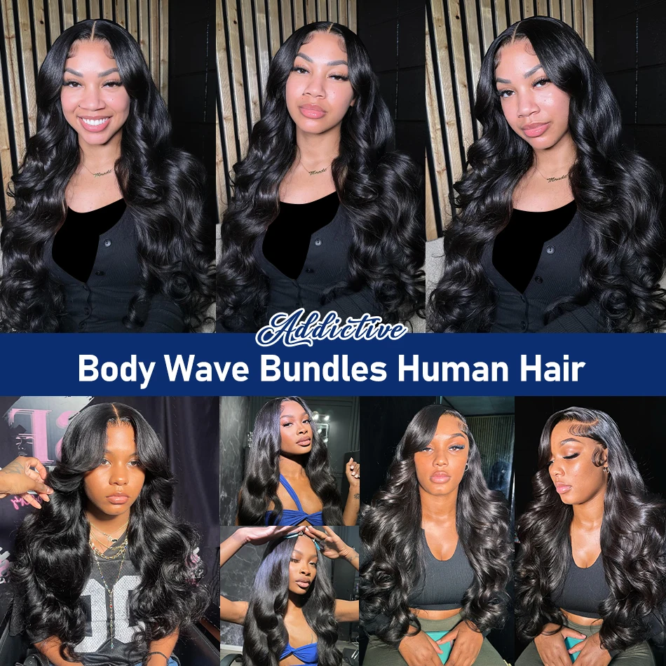 30 32 Inch Body Wave 3 4 Bundles Brazilian Hair Water Wavy Weave Human Hair Bundles Extensions Tissage For Women