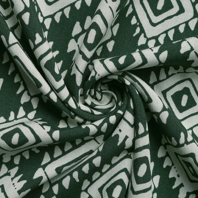 Elegant Summer Blouses New Casual Party Ruffled Short-sleeved Print Women's Fashion Shirt Loose Pullover Tops Women Clothing