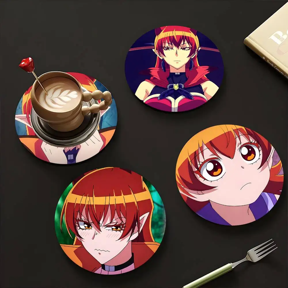 1pc Azazel Ameri Anime characters Wooden Coaster Colour Printing Cup Mat Home Desk Decoration Gifts