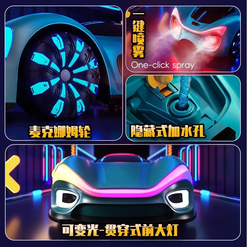Children's gesture induction remote control car toy new energy charging car four-wheel drive future concept racing gift