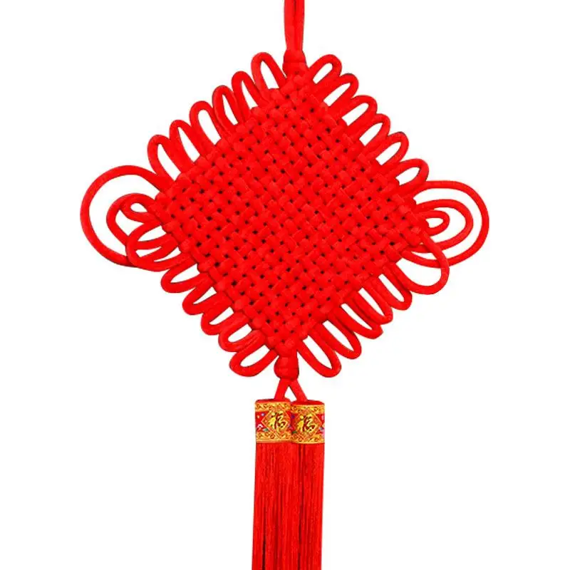 Chinese Knot Pendant Entrance Background Wall Decoration Chinese New Year Hanging Decorations The Spring Festival Wall Mounted