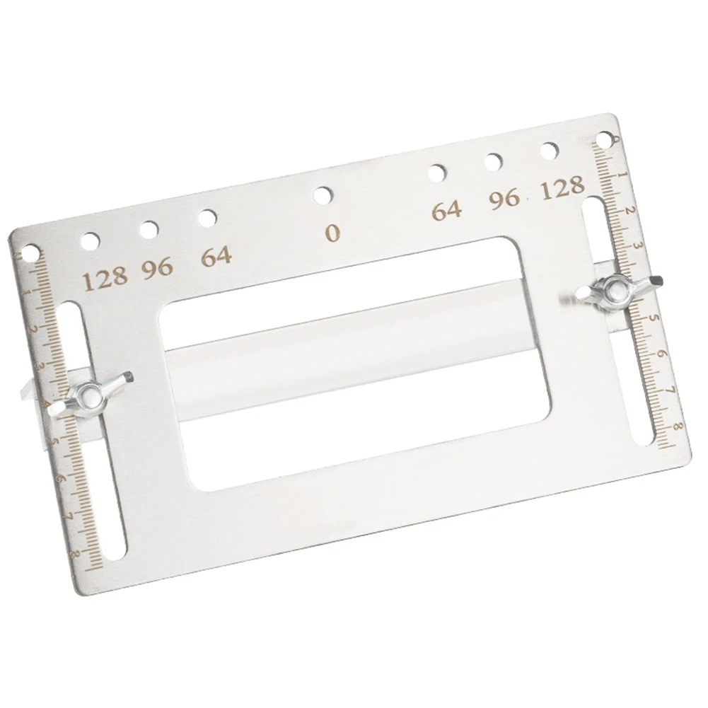 

Boring Hole Locator Door Knob Installation Jig Stainless Steel Material Aluminium Alloy Backer Easy To Operate