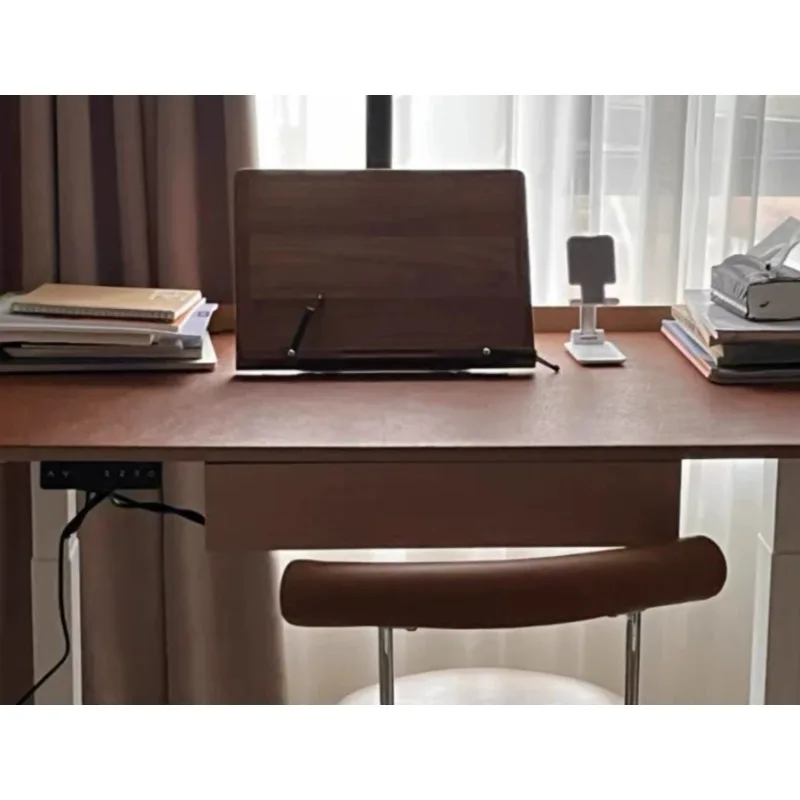 Double Sided Cowhide Oil Resistant Water Layer Desk Pad, Thickened Anti Scald and Heat-resistant Dining Table Leather Cloth