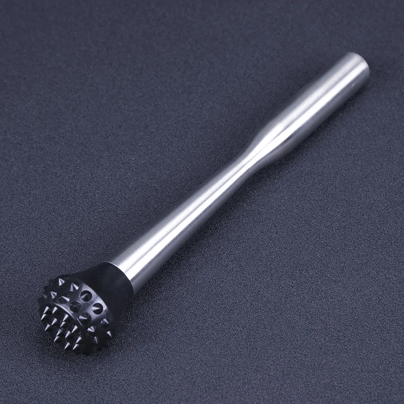 

25cm New Cocktail Muddler Stainless Steel Bar Mixer Barware Mojito Cocktail DIY Drink Fruit Muddler Crushed Ice Barware Bar Tool