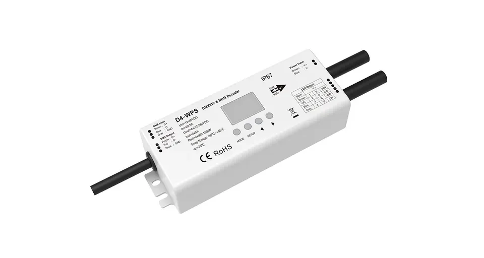 Skydance D4 D4-E D4-P D4-XE D5 D12 D24 D12A DMX Decoder Numeric RF Control /Din Rail/Multiple Dimmer PWM For LED Strip Lights