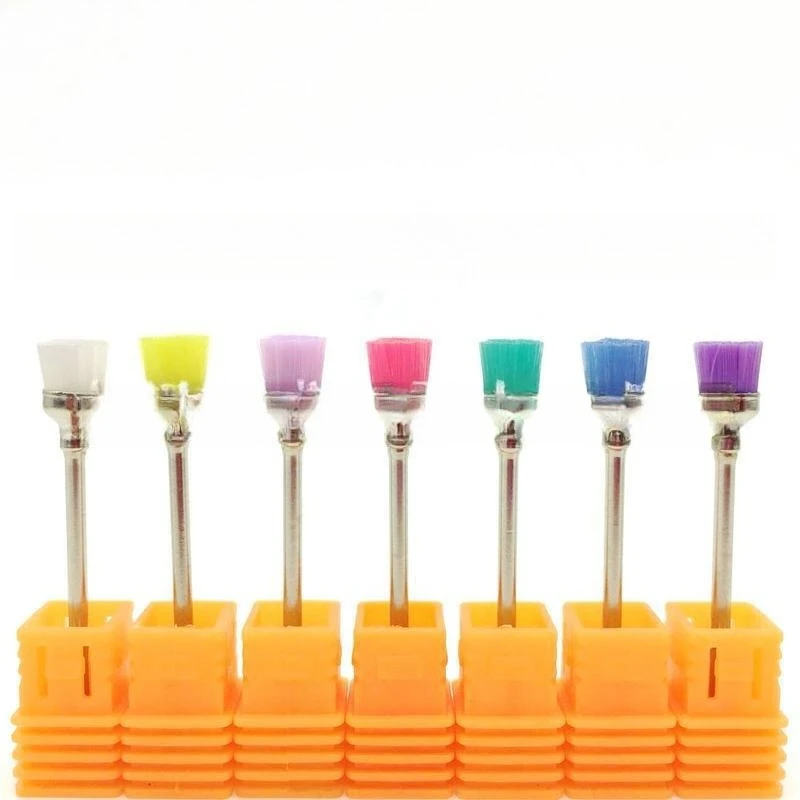 1 個プロフェッショナルネイル電気研磨ヘッドクリーニングブラシ爪除去ギャップクリーニングダスト研磨機ブラシアクセサリー