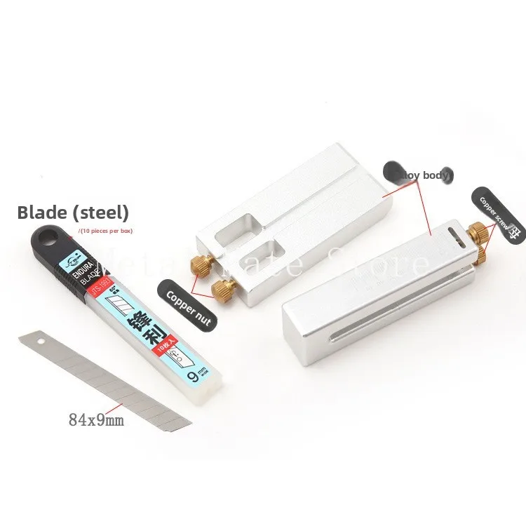 Leather Cutting Strip DIY Tool - New Aluminum Alloy Handle Belt Cutter, Leather Strip Cutter, Belt Divider