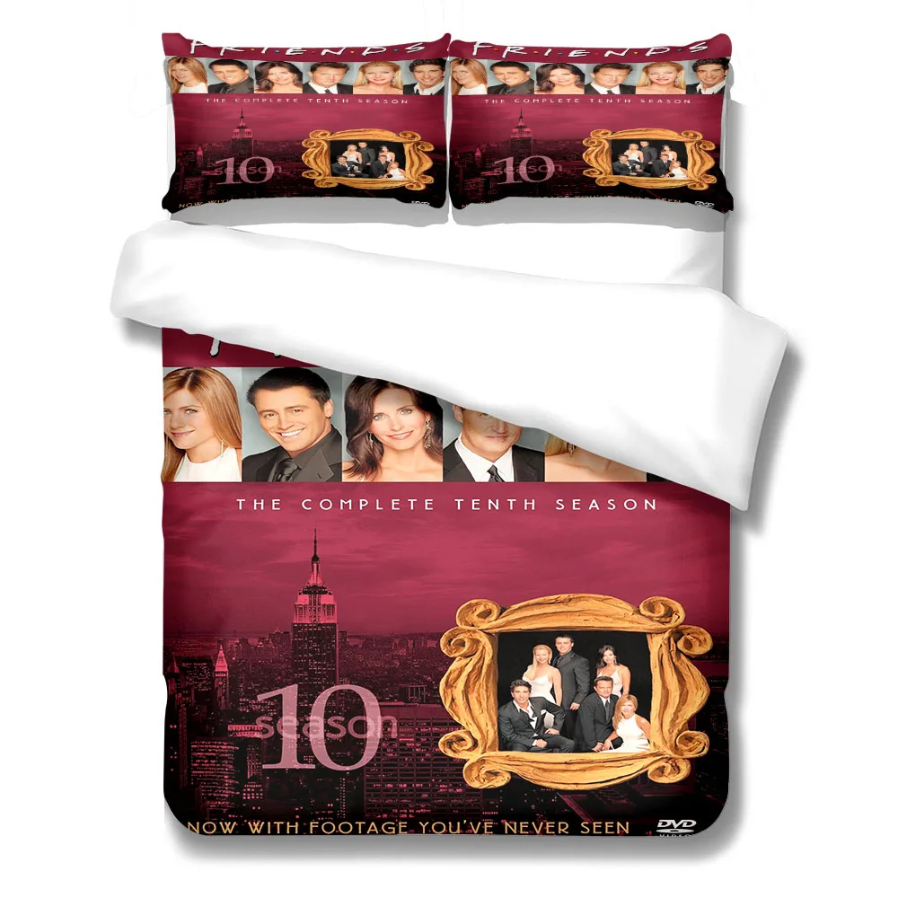 Old Friends Poster Duvet Cover Set King Queen Double Full Twin Single Size Bed Linen Set