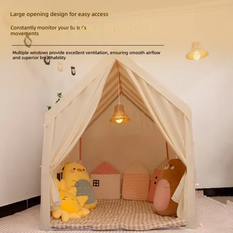 Kids Play Tent Princess Castle House Children Indoor Outdoor Toy Villa Secret Base Game Room for Boy Girl Playhouse