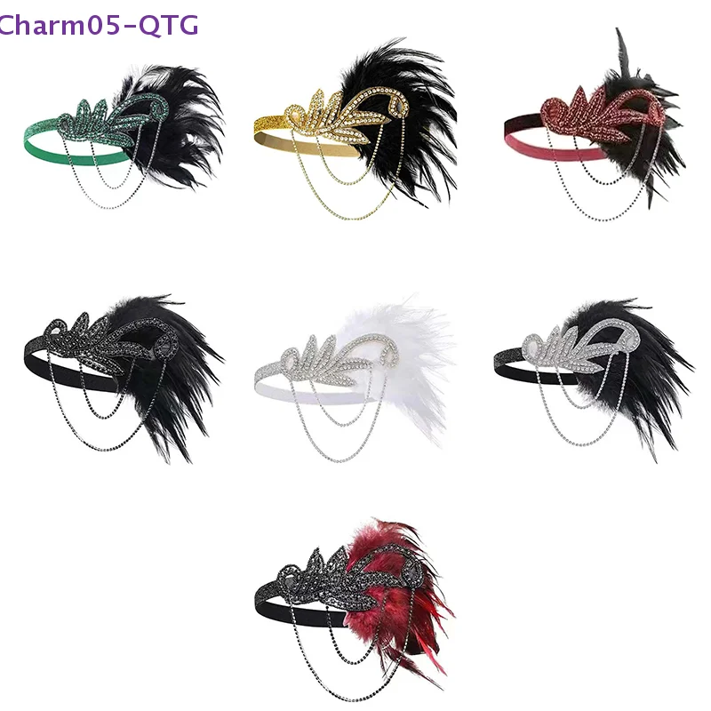 

Новый головной убор в стиле 1920-х годов: ретро-аксессуар для вечеринок, свадебный ободок для девушки с стразами и кисточками