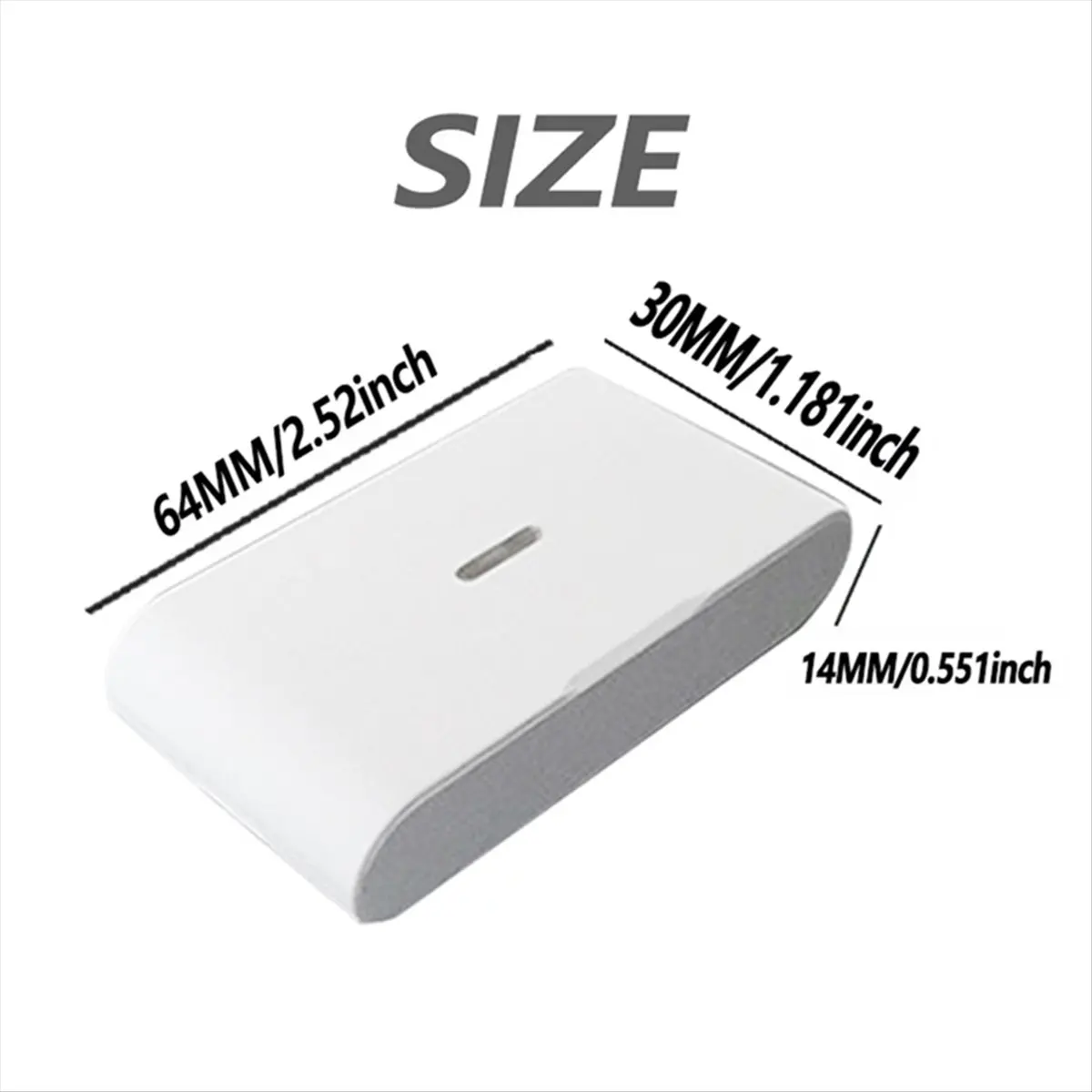 2pcs 433MHz Wireless Vibration Glass Break Detector, Adjustable Sensitivity, Compatible with Alarm Systems White