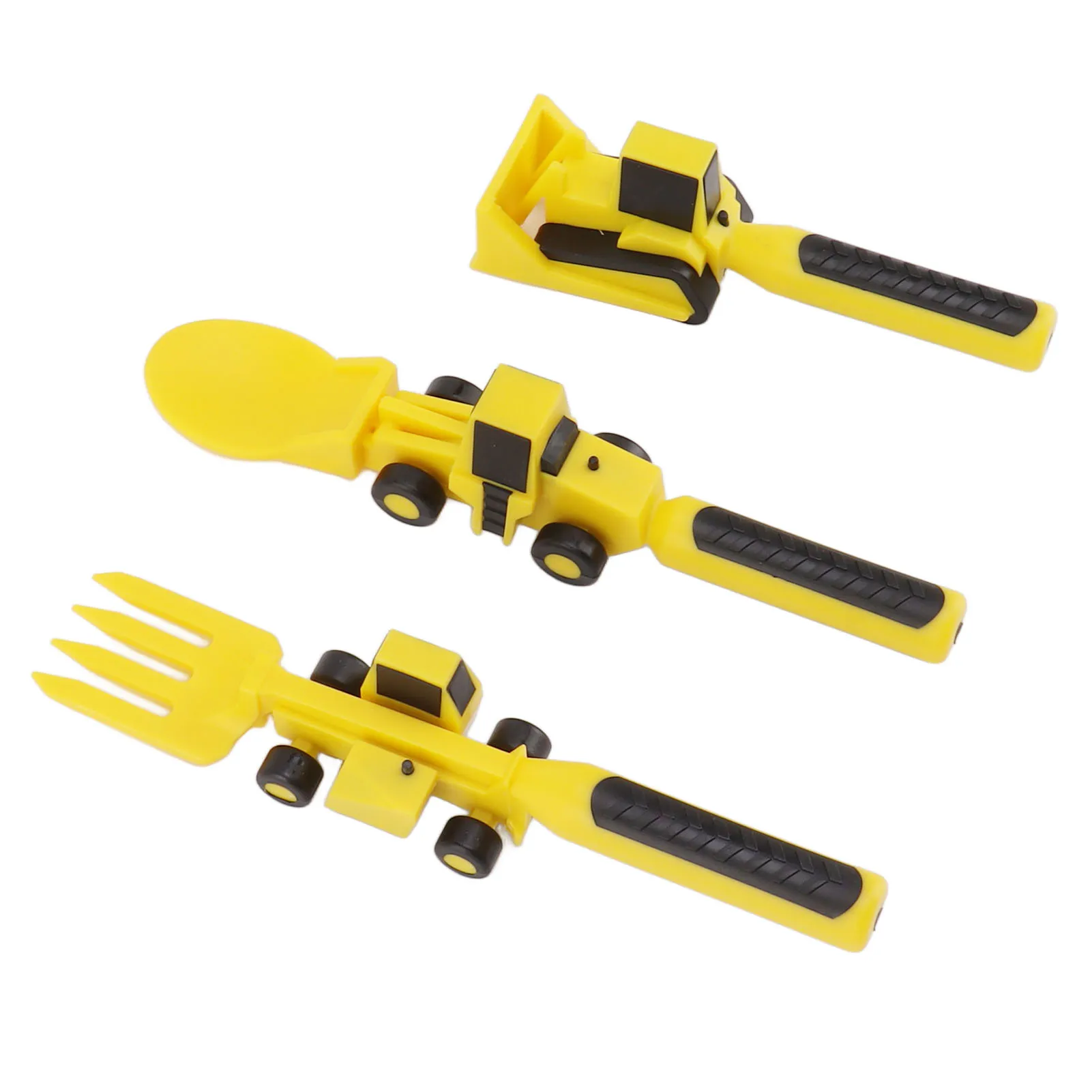 Construction Utensils for Kids Construction Themed Toddler Utensils Eating Set with Excavator Fork Spoon