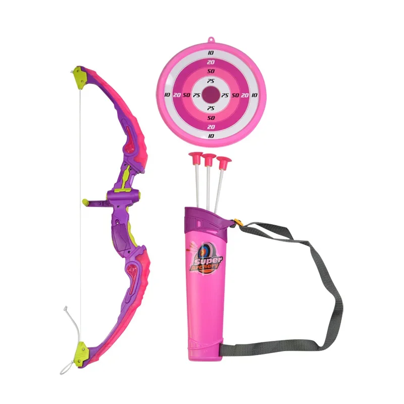 1Set Kids Archery Toy 3 Suction Arrows Bow Games Gift Park Fun Toxophily Children Kids Outdoor Practice Shooting Accessories