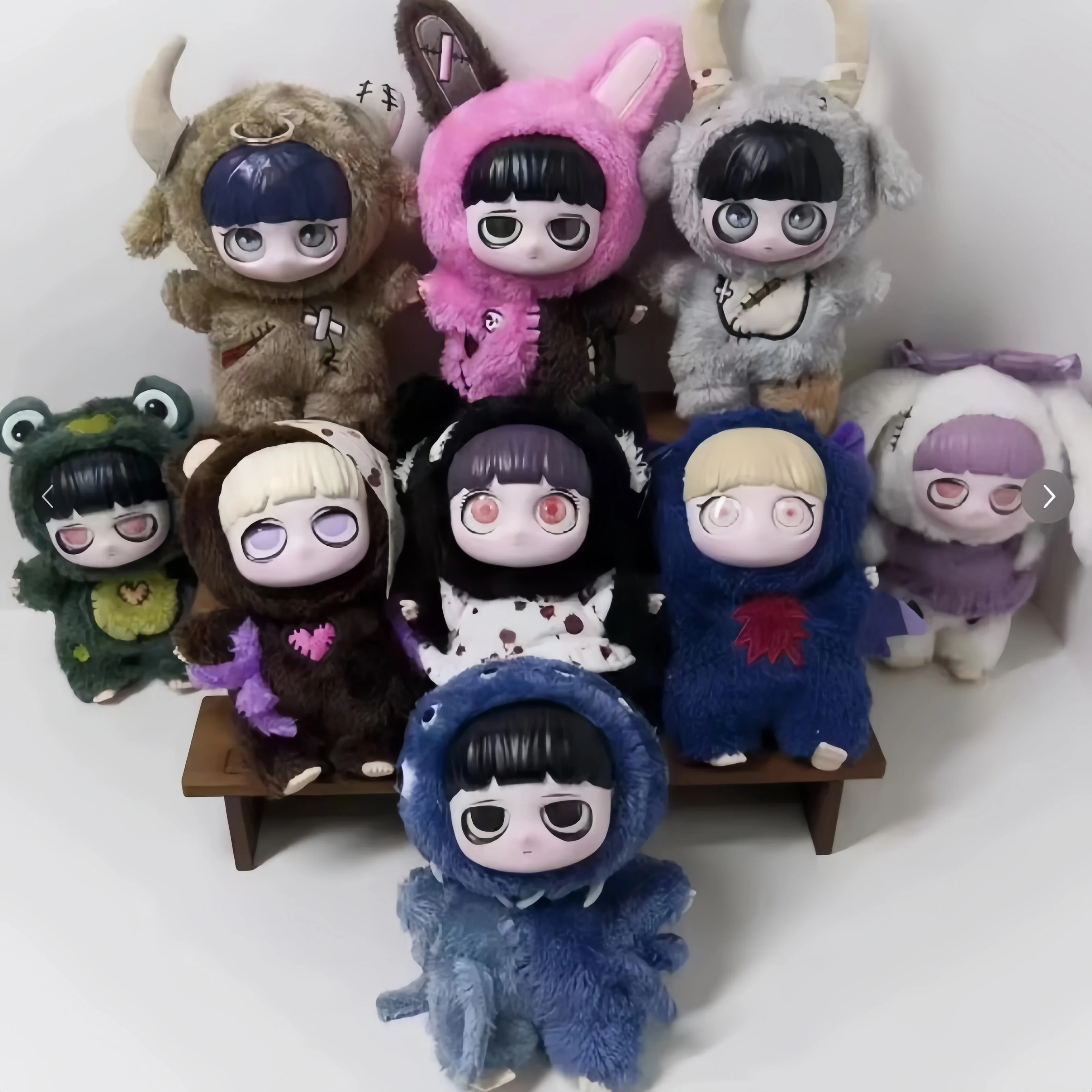 

Genuine In Stock Kiki Night Elf Plush Blind Box Trendy Doll Bag Pendant Dark Wind Female Birthday Ornament Girl'S Kawaii Gifts