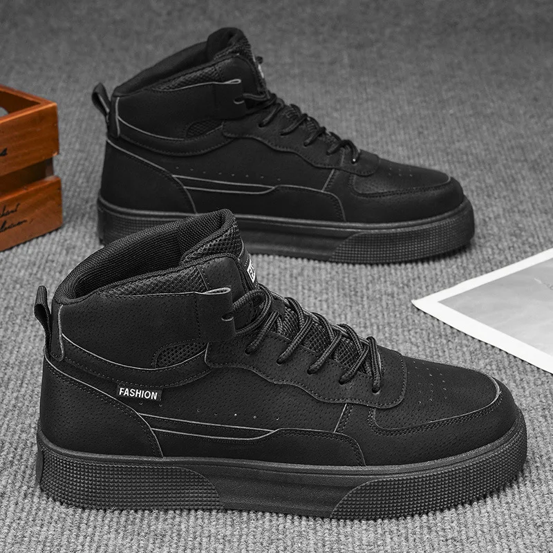 

2025 New Comfortable Thick Soled Casual Shoes Outdoor Sneakers Men's Trendy Fashion Lace Up Men's Shoes Zapatillas Hombre