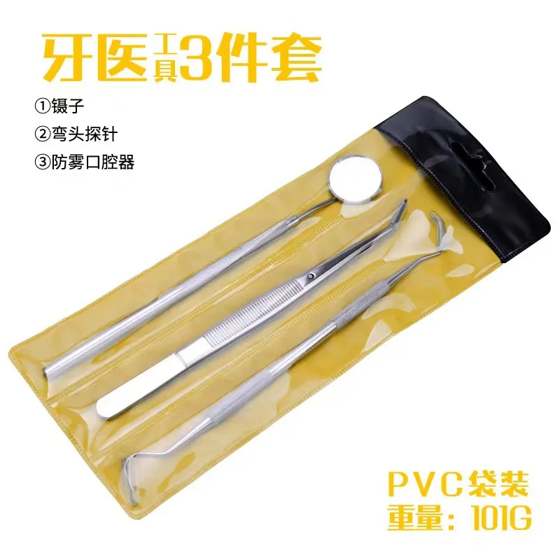 

Dental Cleaning Tools Set Mouth Mirror Stainless Steel Tweezers Elbow Probe Dentists Instrument Teeth Whitening Dentistry