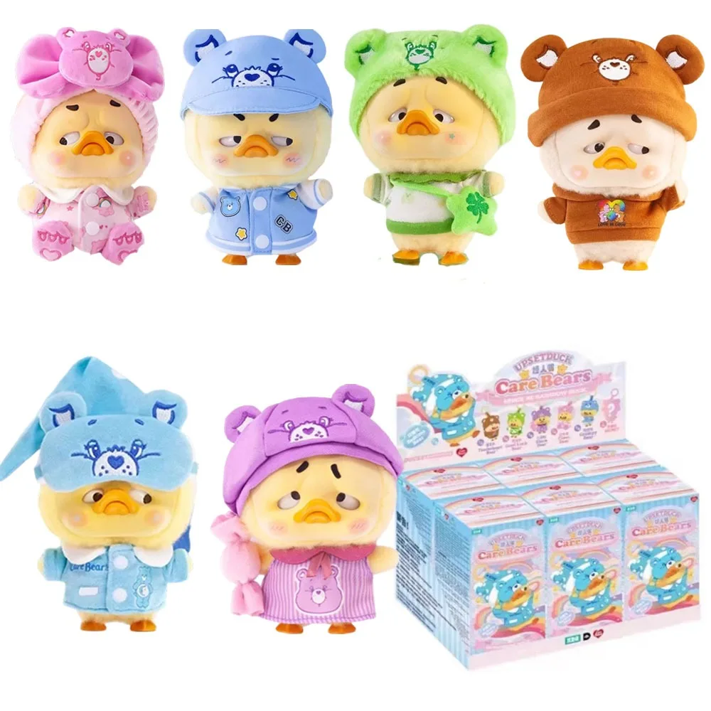 

Care Bears X UpsetDuck Be Rainbow Duck Series Blind Box Toys Kawaii Аниме Фигурка Сюрприз Mystery Box Куклы Подарок для девочек