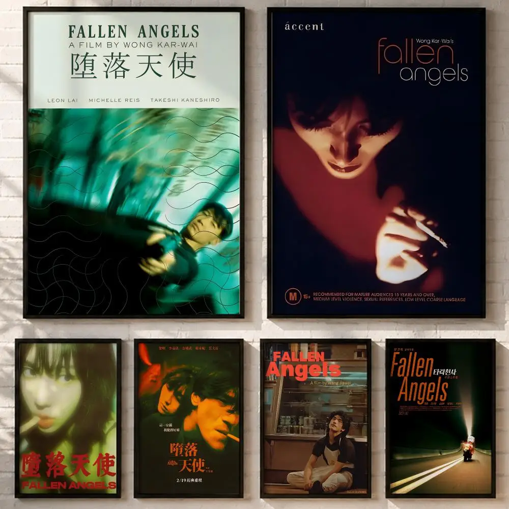 Movie Fallen Angels Poster HD poster wall art self-stick no-residue for home cafe office great gift