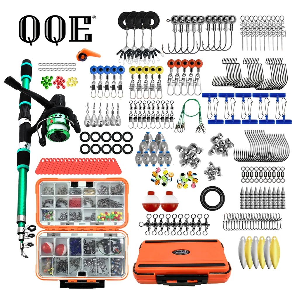 qqe-kit-d'accessoires-pour-canne-a-peche-telescopique-d'exterieur-ensemble-complet-de-materiel-de-peche-avec-boite-a-materiel-hamecons-appats-artificiels-et-pieces-de-peche