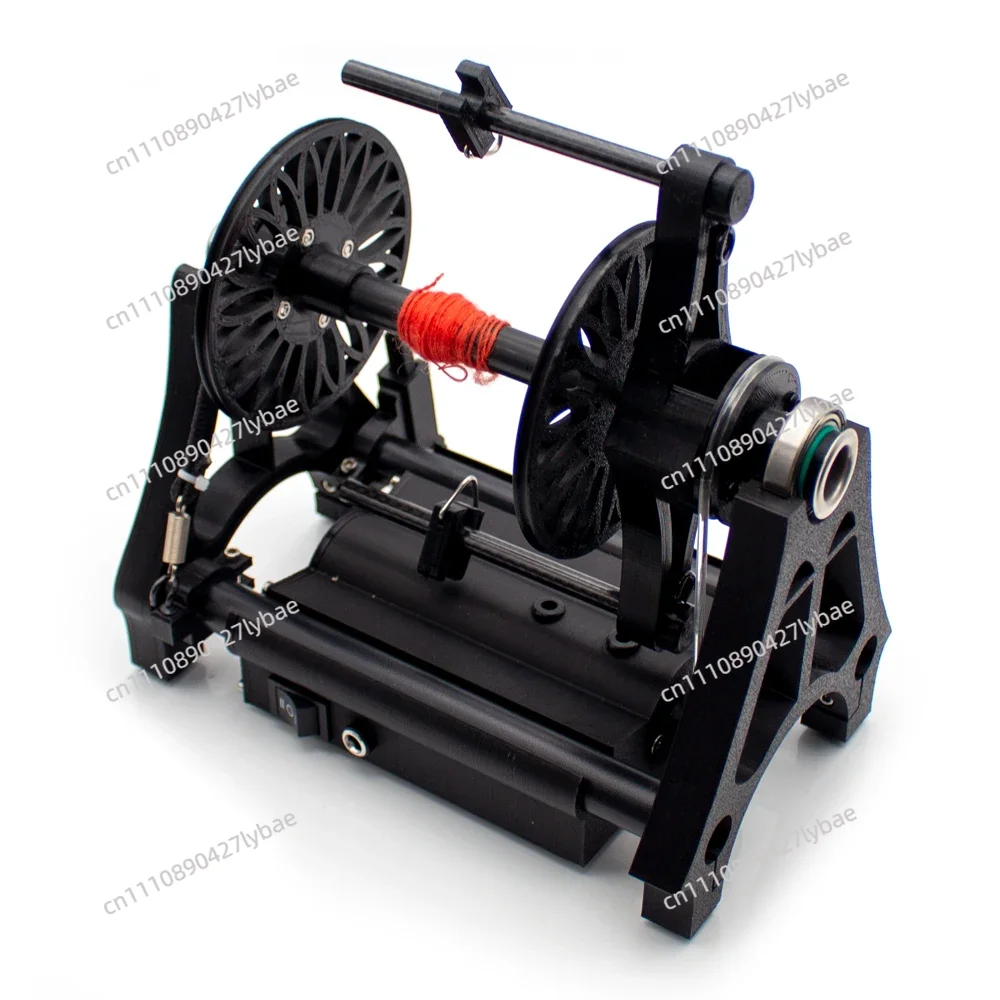 Home Use Mini Electric Spinning Wheel Stepless Speed Adjustment For Spinning Wool/Cotton Single-Ply Yarn AC 100-240V