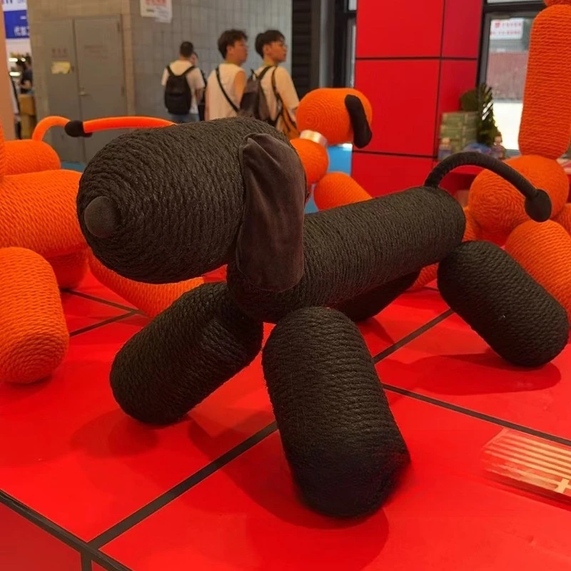 

Balloon dog cat scratching board climbing frame cat toy grinding claws resistant to scratching debris vertical