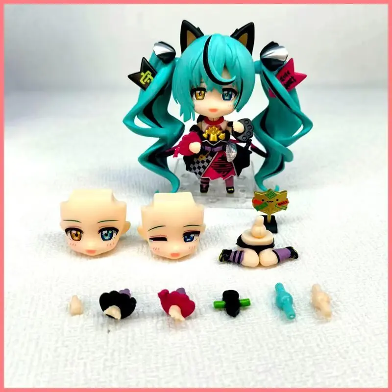 アニメねんどろいど-2759-初音ミク-黒髪ミク-可動式アクションフィギュア-ドール-コレクタブル-デスクトップデコレーション-トレンド玩具-ギフト