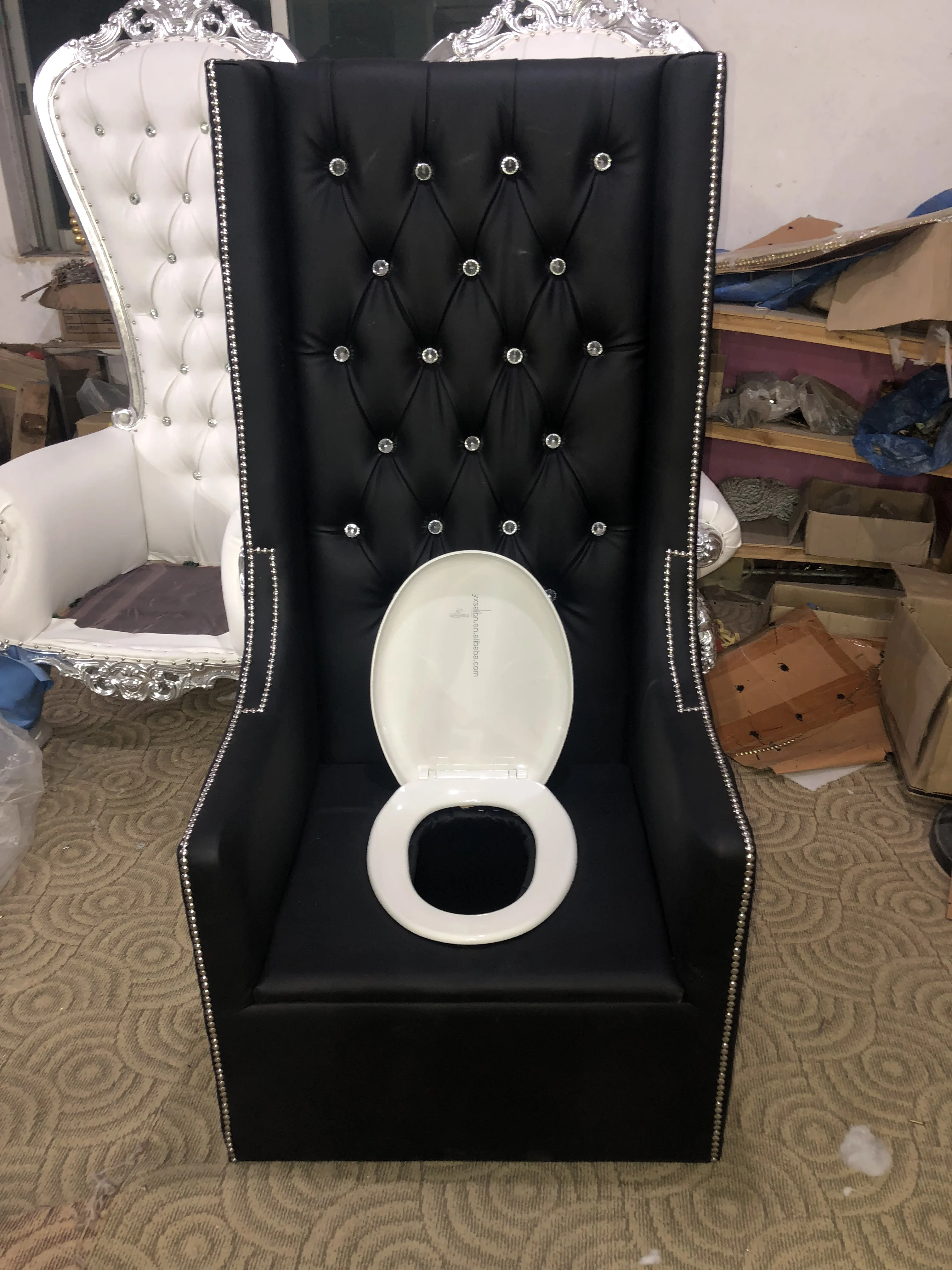 أحدث ضمان لمدة 5 سنوات لعام 2021، كرسي بخاري عالي الجودة باللونين الأسود والفضي، مقعد كينج #6