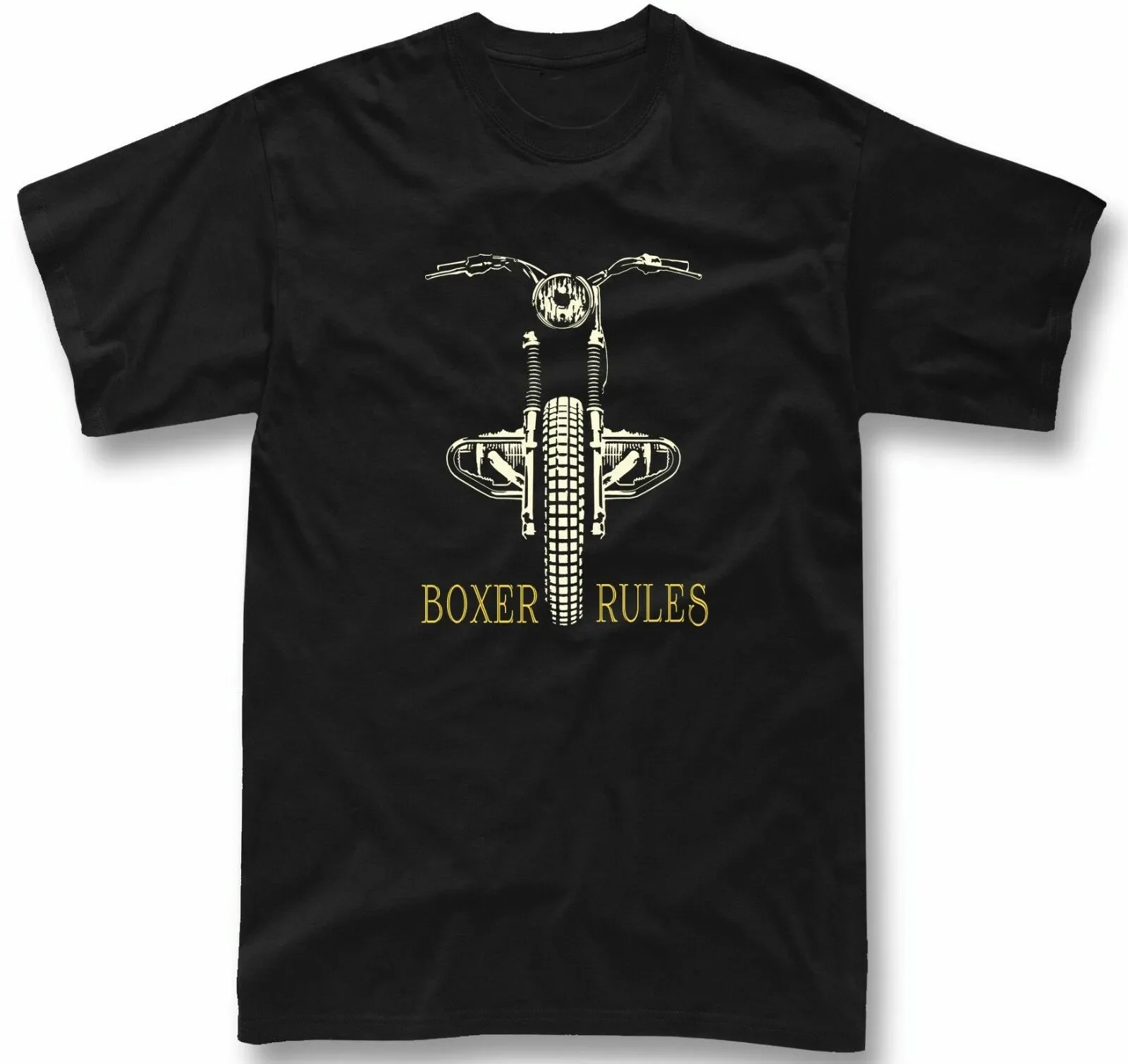 Classic Motorcycle Boxer Moto Motorbike Fans T-Shirt 100% Cotton O-Neck Summer Short Sleeve Casual Mens T-shirt Size S-3XL